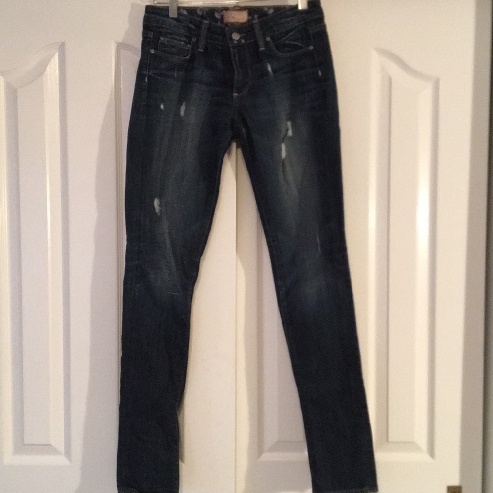 Paige distressed ripped jeans